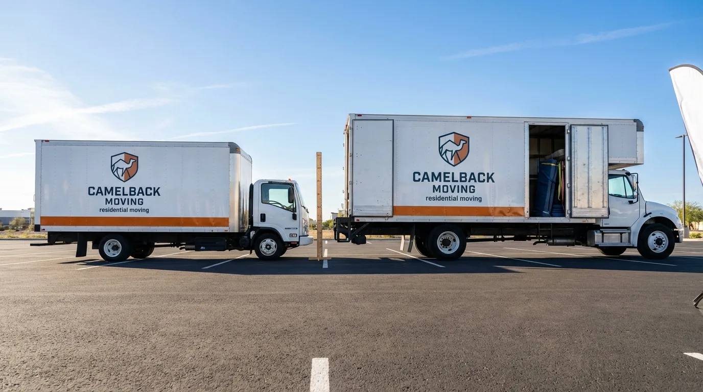 Moving truck size capacity guide in Fort Loramie